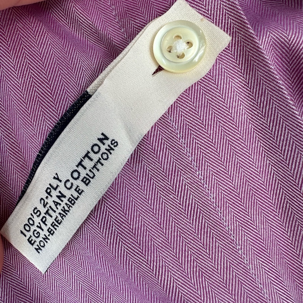 Joseph Abboud Lavender Dress Shirt - Picture 3 of 6